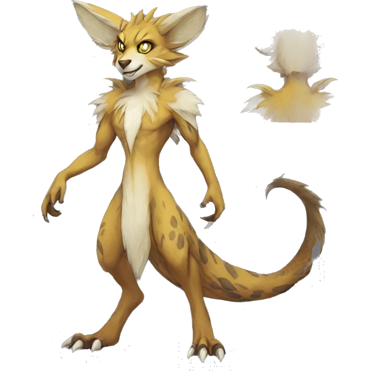 Anthro Vernid-WickerBeast-Protogen-Primagen-Fakémon-FurSona Full Body emoji