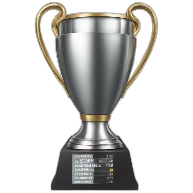 Champions league trophy emoji