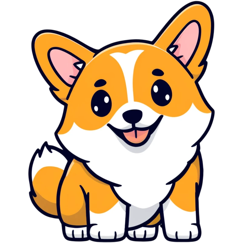 corgi butt emoji