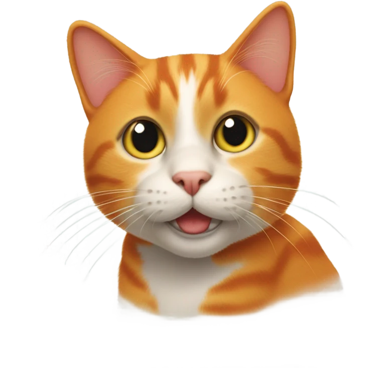 Orange cat named mr bing bing  emoji