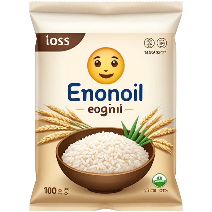 package of rice emoji