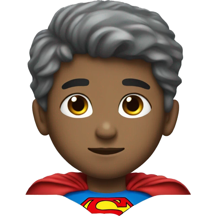 boy like superman emoji