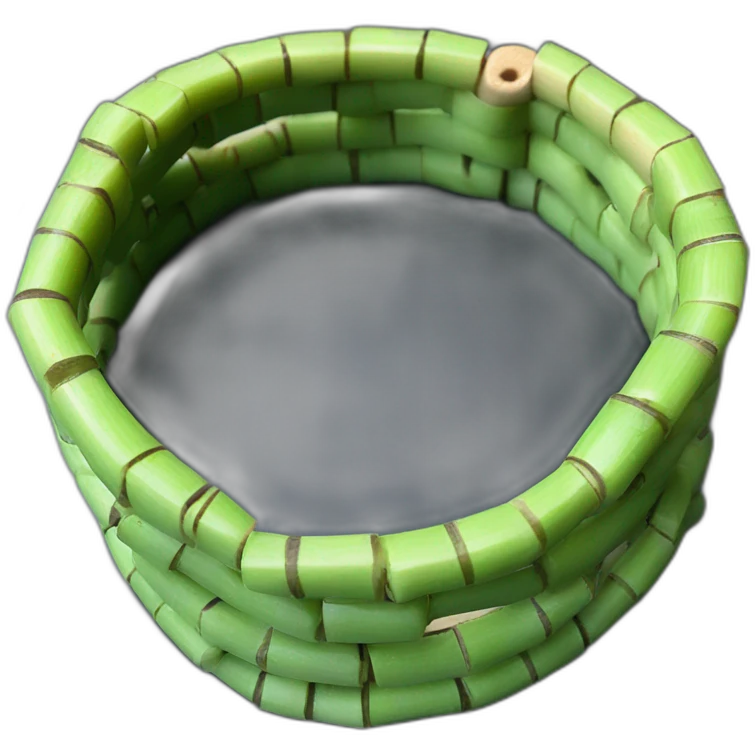 Bamboo water bracelet emoji
