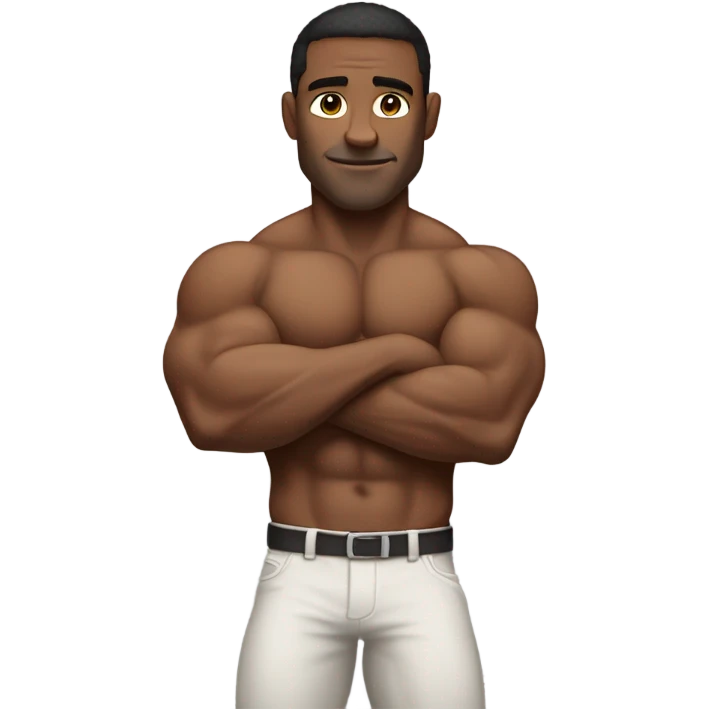 Muscle man emoji