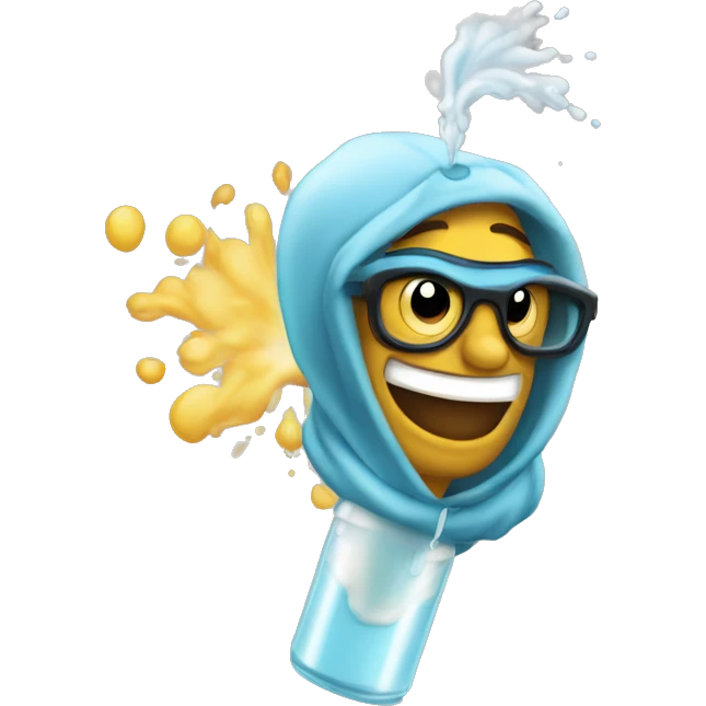 Anthropomorphic febreez spray emoji