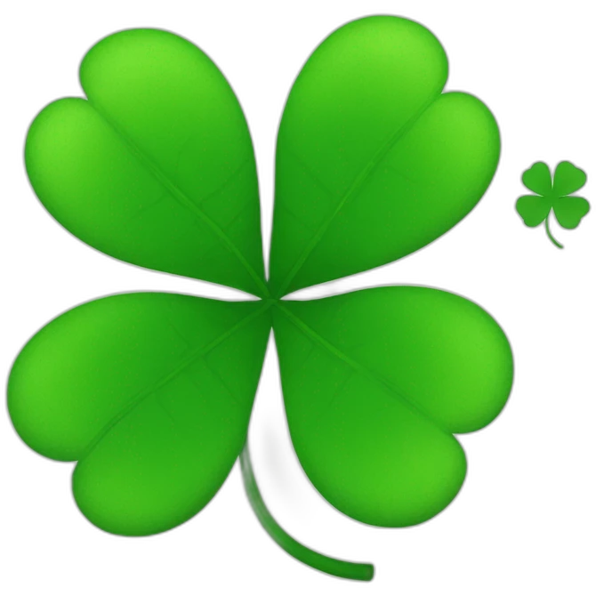 4 leaf clover emoji
