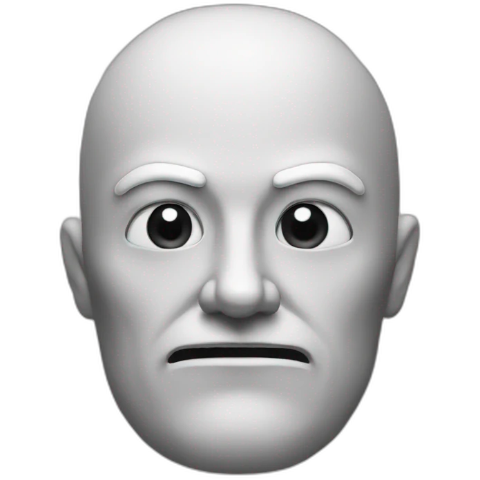 Antagonist face emoji