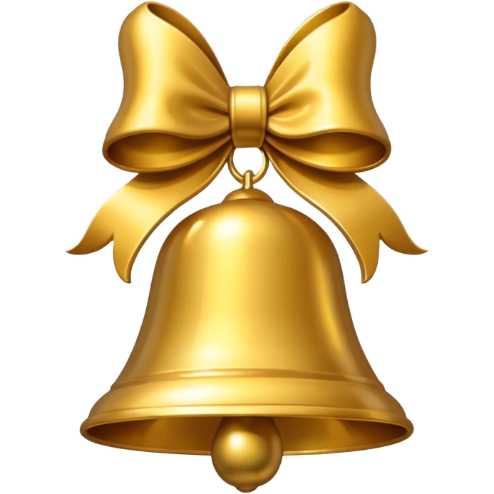 Christmas bell emoji
