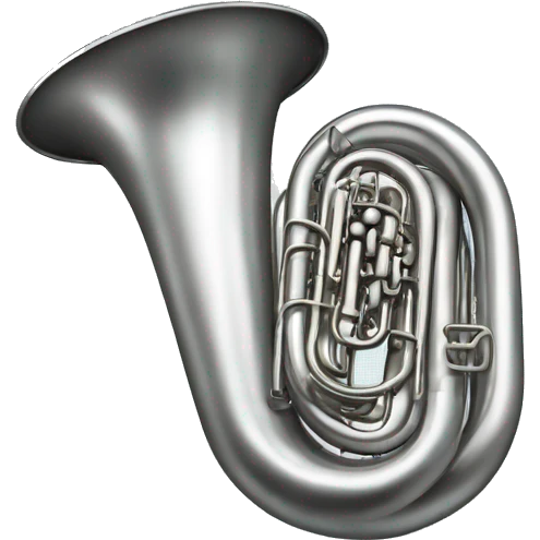 silver marching tuba emoji