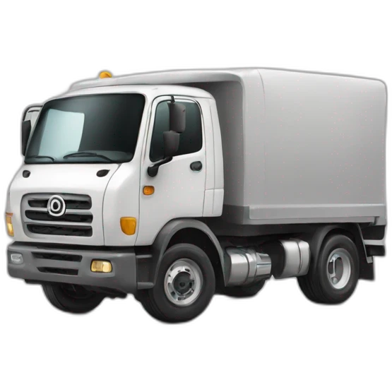 Camion sur une chouette emoji