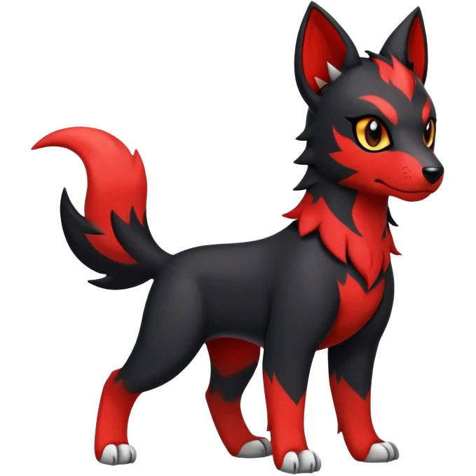 Litten-Houndour-hybrid full body emoji