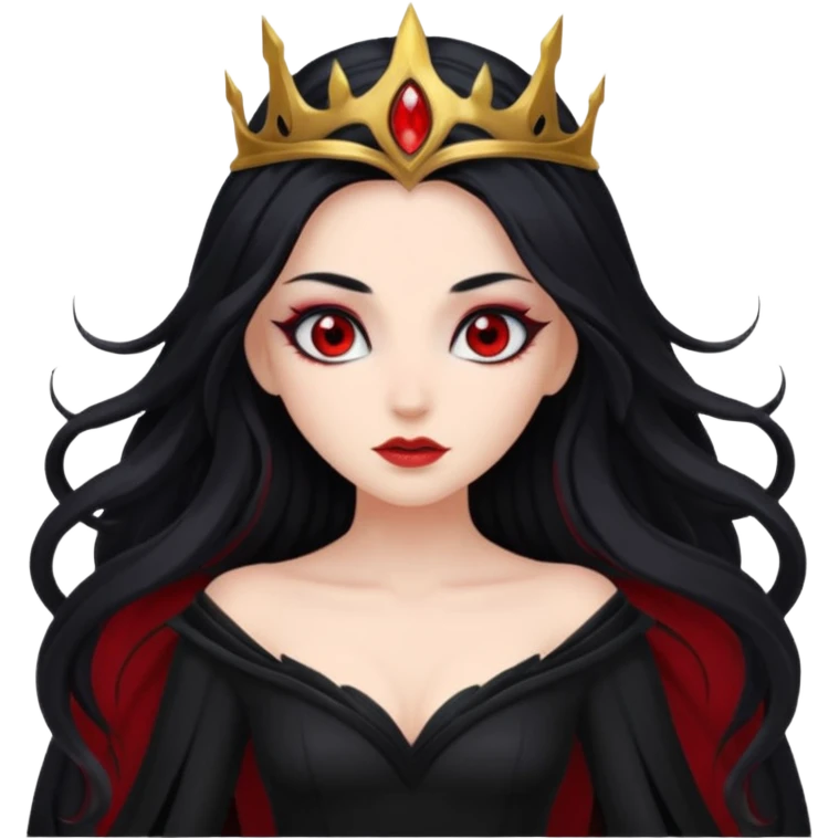 Dark fairy queen – Black gown, red eyes


























 emoji