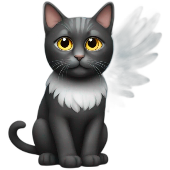 Cat with wings emoji