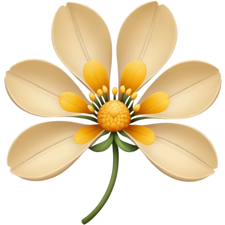 flower beige emoji