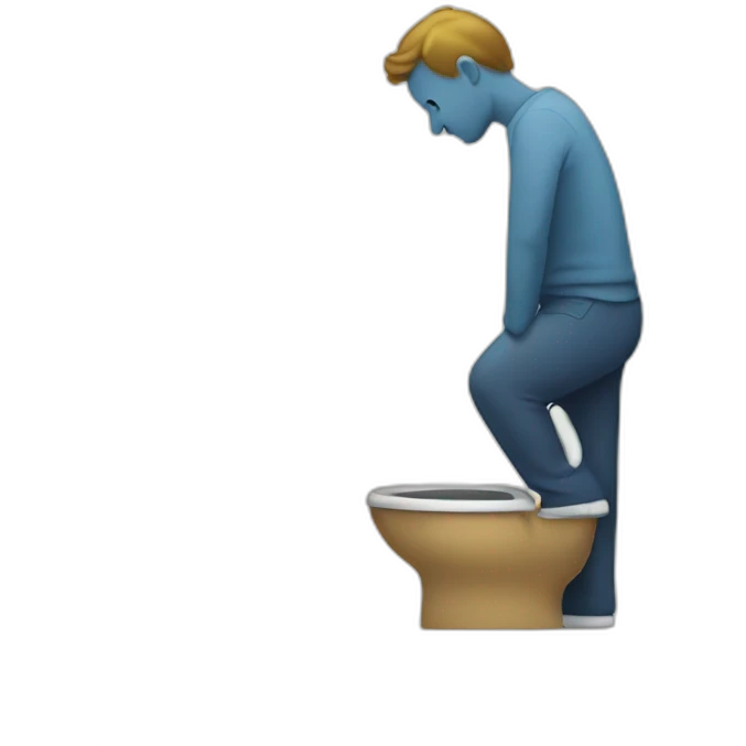 man peeing emoji