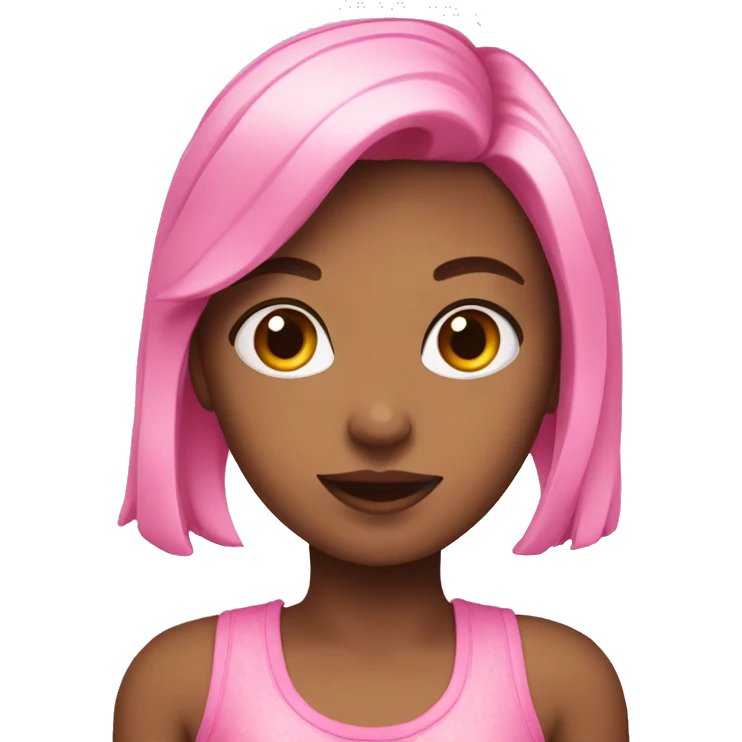Girly pink girl emoji