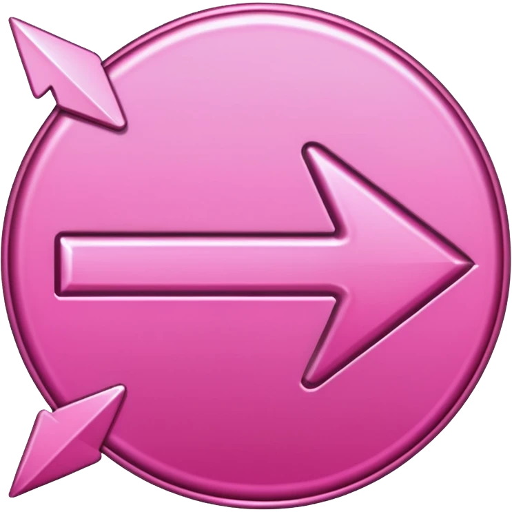 Pink reverse arrow  emoji