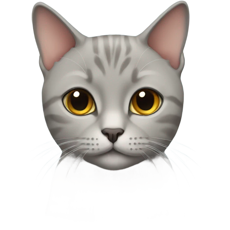 british short hair cat emoji