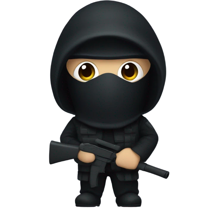 squid game mask gaurd emoji