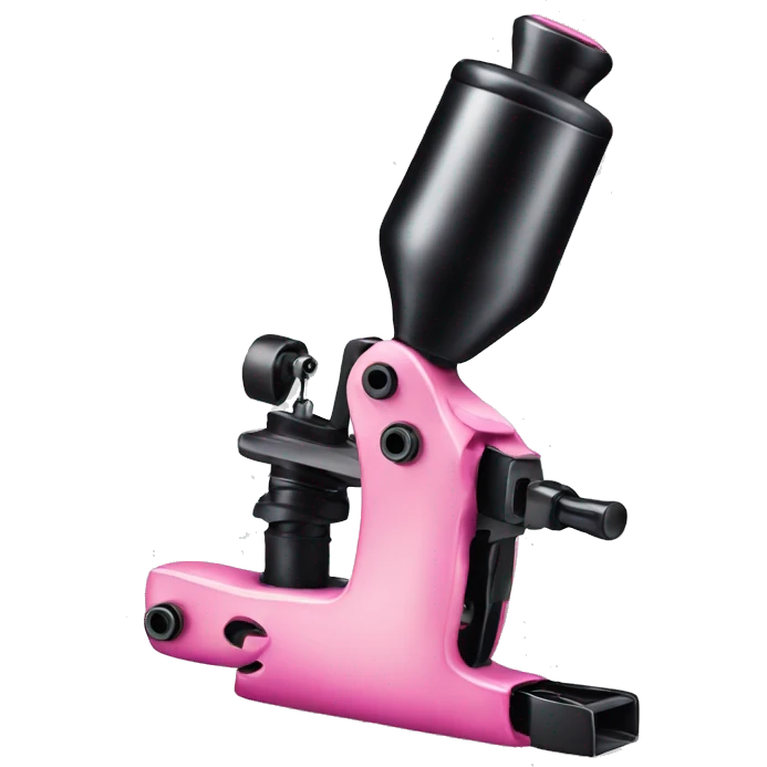 Pink tattoo machine emoji