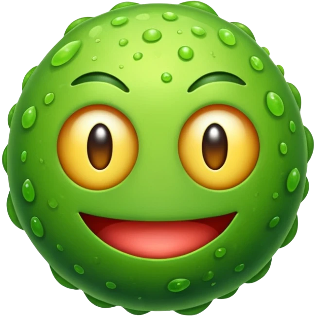 typical green germs emoji  emoji