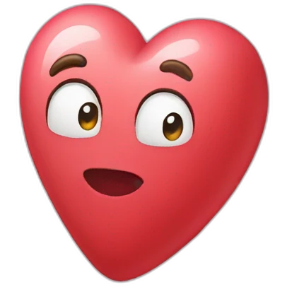 half filled heart emoji