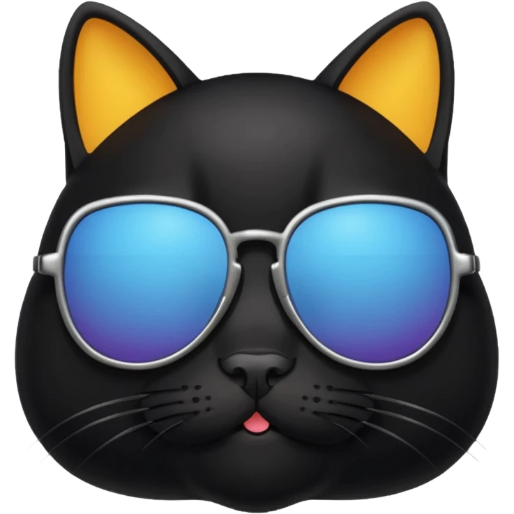 Cat wearing sunglasses emoji