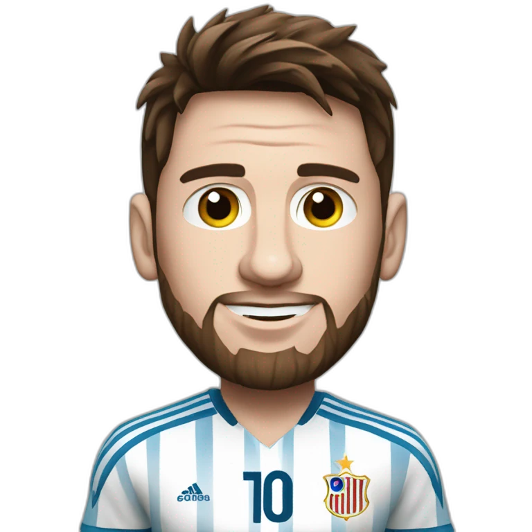 messi copa del mundo emoji