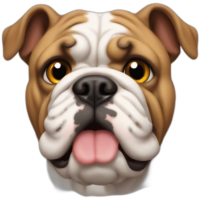 bulldog emoji