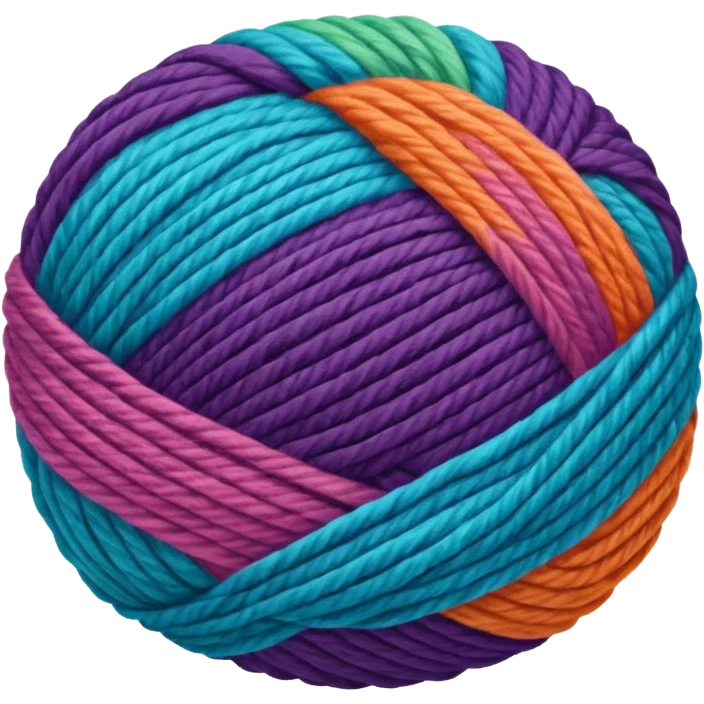Rolled Yarn Ball emoji
