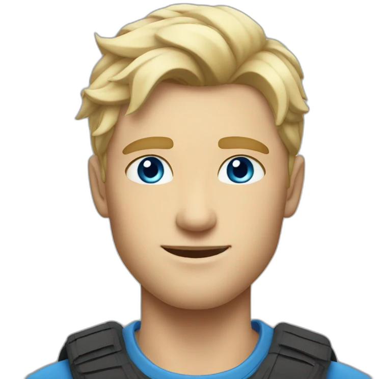 Blonde nordic guys with blue eyes emoji