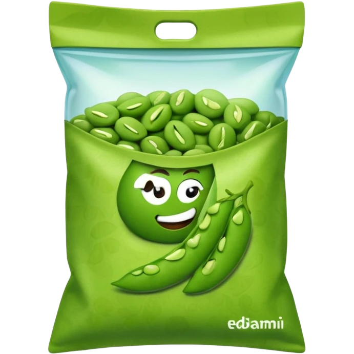 edamame snack bag emoji