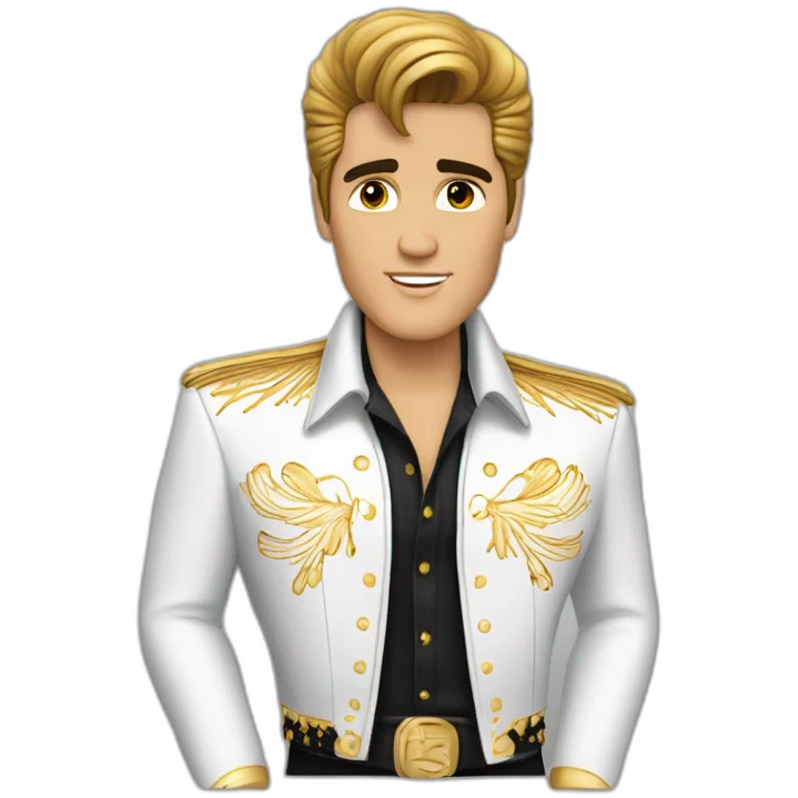 Elvis Presley cuerpo entero emoji