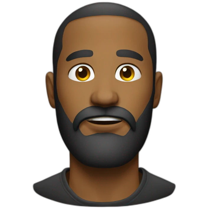 change this emoji is feel like more rugged look with beard emoji