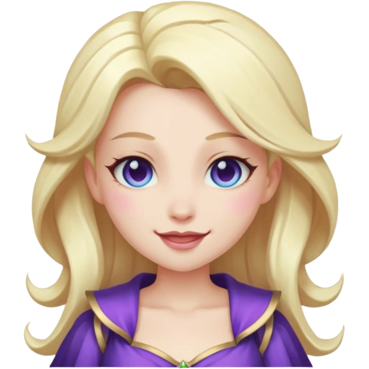 Эмодзи Серафина из League of Legends подмигивает  emoji