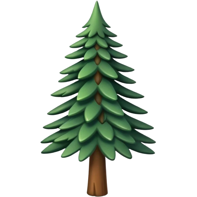 Memoji d'un petit sapin vert sylvestre.  emoji