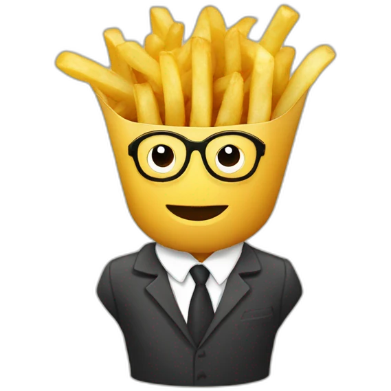roi philippe mange des frites emoji