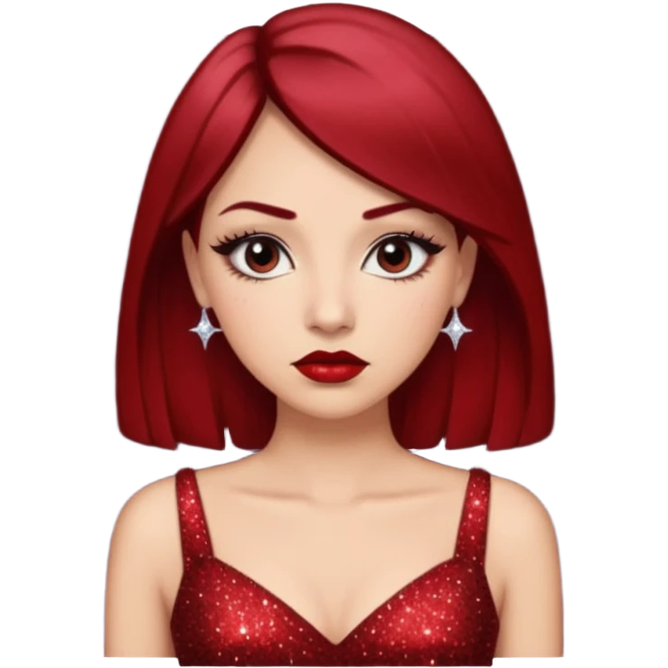 red glitter administrator emoji