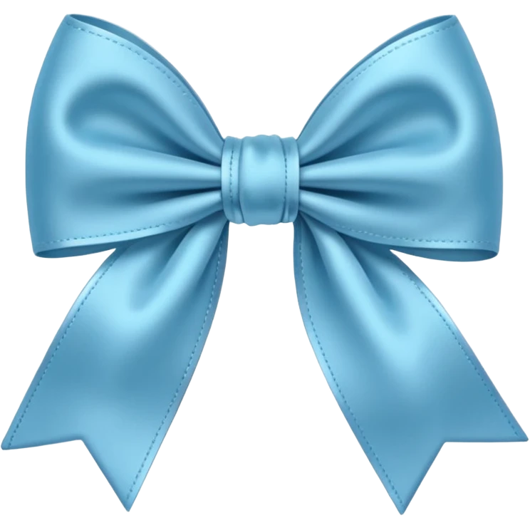 Light blue bow emoji
