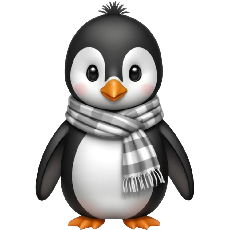 Pingwin in scarf  emoji