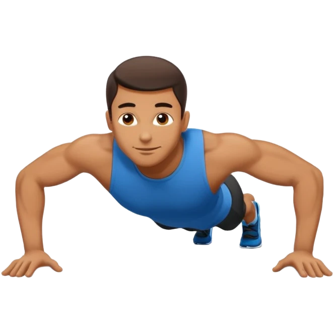 man doing pump emoji