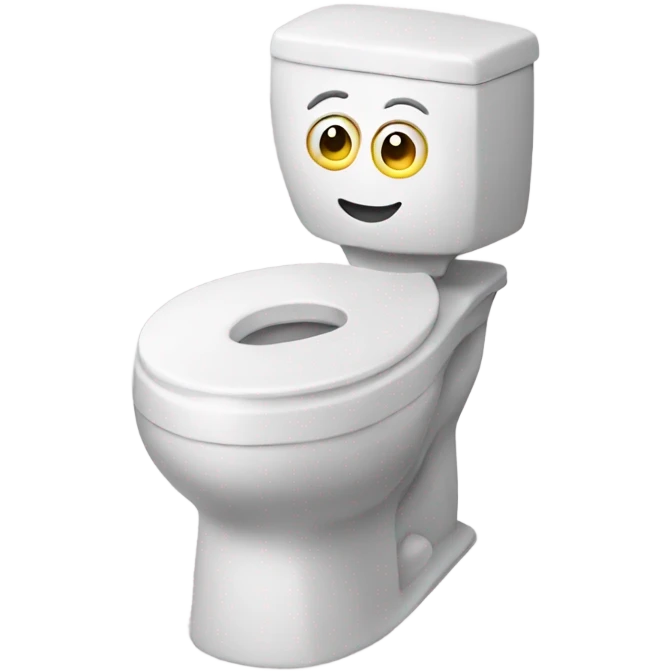 Singing toilet emoji