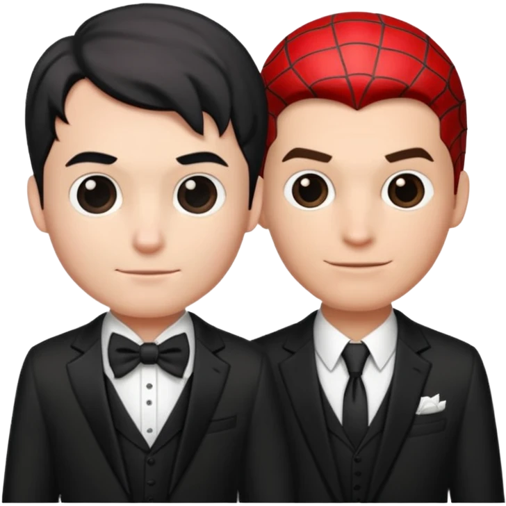 ازدواج بتمن و اسپایدرمن emoji