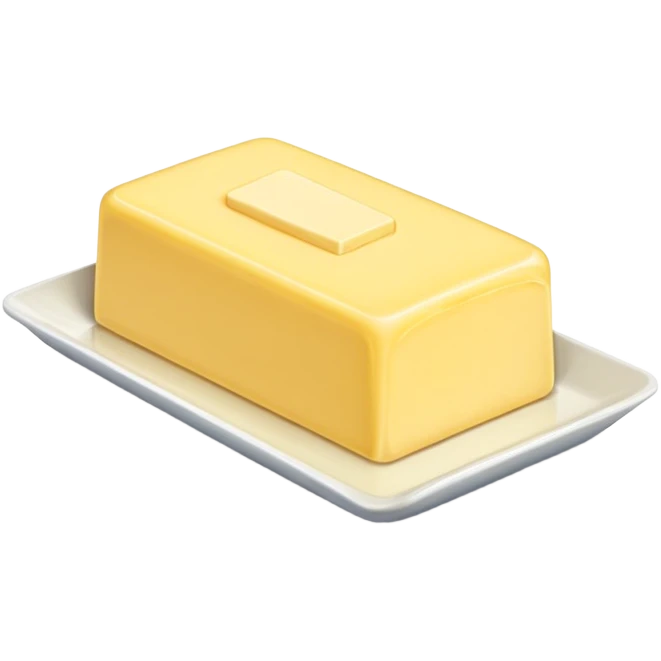 stick of butter with a small piece cut off emoji