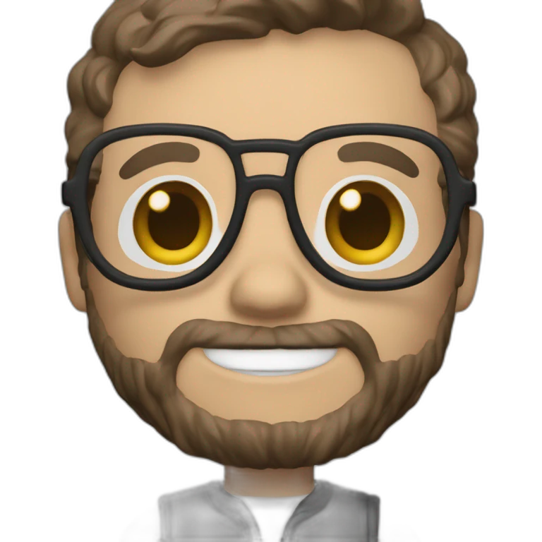 funko Pop 36 year old white male with glasses emoji