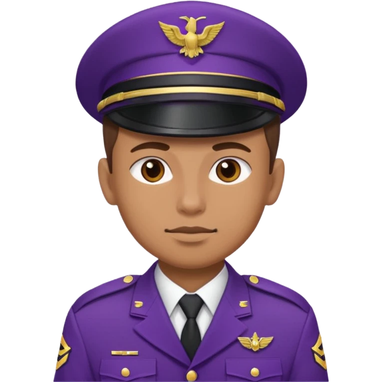 soldier with purple clothes emoji