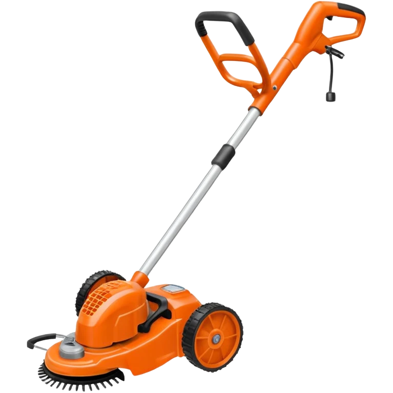 Echo lawn trimmer with orange more like the real thing  emoji