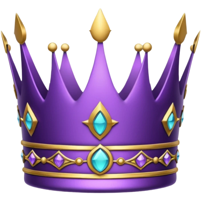 Purple crown for discord emoji