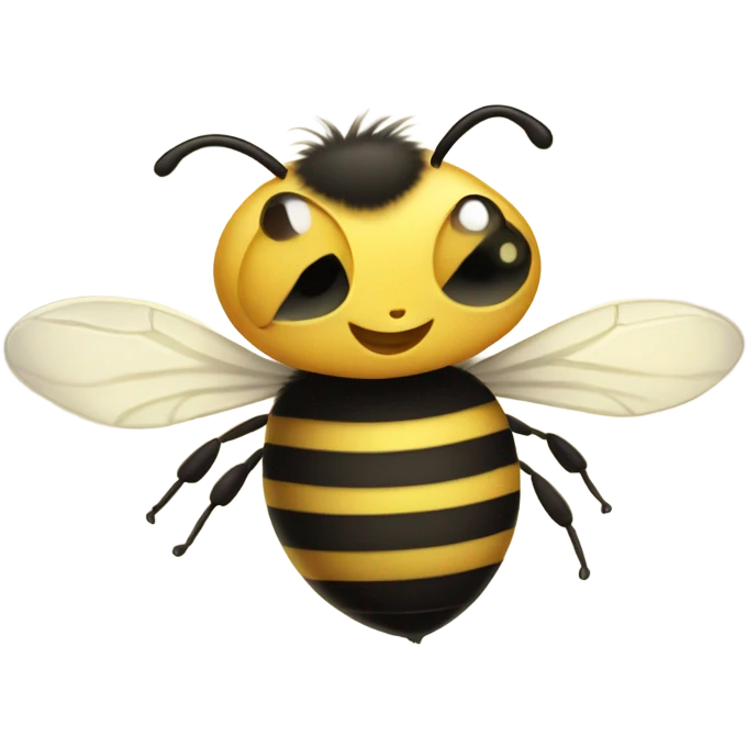 Cute bee  emoji