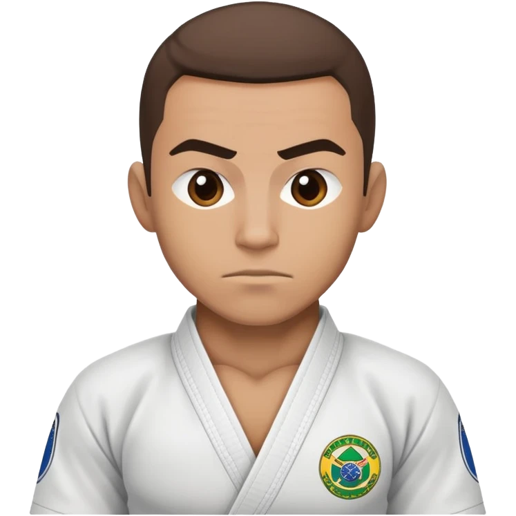 brazilian jiu jitsu athelete emoji